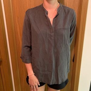 Gray dress top
